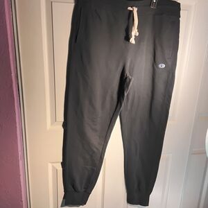 Champion Men's Black Jogger Pants